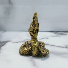 โหลดรูปภาพลงในเครื่องมือใช้ดูของ Gallery Brass Thai Amulet of Naga Deity Inspired by Buddhist Monk
Brass Amulet Coin of