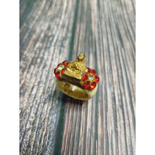 โหลดรูปภาพลงในเครื่องมือใช้ดูของ Gallery Bone Fish Ring With Gemstones Thai Amulet Design
Bone Fish Ring Wi