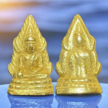 โหลดรูปภาพลงในเครื่องมือใช้ดูของ Gallery Thai Amulet With Gold Plating, Buddhist Monk, Cultural Keepsake Th Sacred Monk