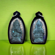 โหลดรูปภาพลงในเครื่องมือใช้ดูของ Gallery Thai Amulet With Water-Resistant Metal Frame, Vintage Style Coin, Buddhist