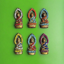 โหลดรูปภาพลงในเครื่องมือใช้ดูของ Gallery Thai Amulet With Gemstone, Wat Ceremony Edition, Random Selection