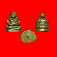 โหลดรูปภาพลงในเครื่องมือใช้ดูของ Gallery Thai Amulet With Plump Buddha Figure, Cultural Keepsake, Wat Ceremony Edition