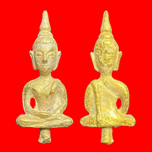 โหลดรูปภาพลงในเครื่องมือใช้ดูของ Gallery Thai Amulet With Gold Plating Buddhist Monk For Collectors Am Sacred Temple