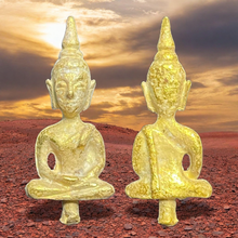 โหลดรูปภาพลงในเครื่องมือใช้ดูของ Gallery Thai Amulet With Gold Plating Buddhist Monk For Collectors Am Sacred Temple