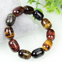 โหลดรูปภาพลงในเครื่องมือใช้ดูของ Gallery Men'S Bracelet With Tigers Eye Stone Beads - Thai Buddhist Collectible Amulet