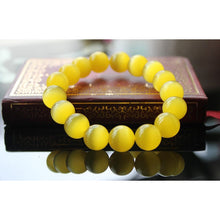 โหลดรูปภาพลงในเครื่องมือใช้ดูของ Gallery Cat Eye Natural Stone Beaded Stretch Bracelet For Men And Women Jewelry