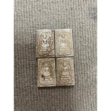 โหลดรูปภาพลงในเครื่องมือใช้ดูของ Gallery Thai Amulet In Stainless Frame, Somdej Style, Cultural Keepsake, Wat Ceremony Ed