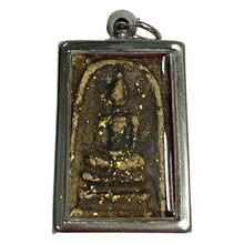 โหลดรูปภาพลงในเครื่องมือใช้ดูของ Gallery Thai Amulet Somdej Style Buddhist Monk Wat Rakhang Framed Collectibl