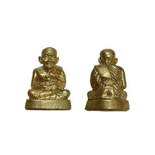 โหลดรูปภาพลงในเครื่องมือใช้ดูของ Gallery Thai Amulet Luang Pu Toad, Wat Chang Hai, Brass Metal Collectible