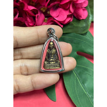 โหลดรูปภาพลงในเครื่องมือใช้ดูของ Gallery Thai Amulet Pendant Buddhist Monk Wat Takoh Stainless Steel Frame