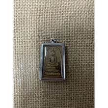 โหลดรูปภาพลงในเครื่องมือใช้ดูของ Gallery Thai Amulet Somdej Style With Stainless Frame, Floral Powder Material