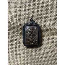 โหลดรูปภาพลงในเครื่องมือใช้ดูของ Gallery Thai Amulet Buddhist Monk, Garuda Style, Ancient Silver Frame