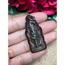 โหลดรูปภาพลงในเครื่องมือใช้ดูของ Gallery Thai Amulet Of Tawaesak Surakhan, Cultural Keepsake, Metal Brass Edition
Thai