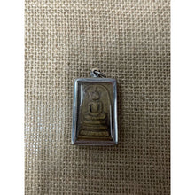 โหลดรูปภาพลงในเครื่องมือใช้ดูของ Gallery Thai Amulet Somdej Style With Stainless Frame, Floral Powder Material