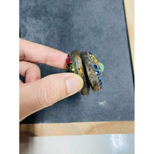 โหลดรูปภาพลงในเครื่องมือใช้ดูของ Gallery Thai Amulet Pavarot Style Magnetic Powder With Gemstones Wat Wang Na
