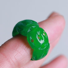 โหลดรูปภาพลงในเครื่องมือใช้ดูของ Gallery Jade Ring Size 7-8, Thai Amulet Inspired Jewelry, Cultural Keepsake
Authentic