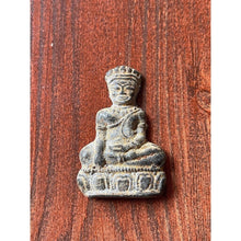 โหลดรูปภาพลงในเครื่องมือใช้ดูของ Gallery Thai Amulet Of Sitting Figure With Base, Thai Buddhist Collectible Amulet
