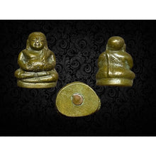 โหลดรูปภาพลงในเครื่องมือใช้ดูของ Gallery Thai Amulet with Plump Buddha Figure, Cultural Keepsake, Wat Ceremony Edition
