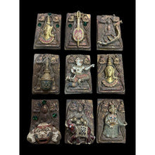 โหลดรูปภาพลงในเครื่องมือใช้ดูของ Gallery Thai Amulet Somdej Style with Gemstones - Random Selection Available
Thai Amul