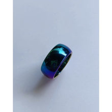โหลดรูปภาพลงในเครื่องมือใช้ดูของ Gallery Black Iron Flow Ring, 7-Color Magnetic Style, Size 7, Thai Amulet Collectible