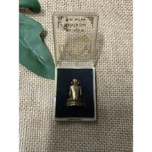 โหลดรูปภาพลงในเครื่องมือใช้ดูของ Gallery Buddhist Monk Inspired Thai Amulet Wat Koh Thitaram 2522 Brass With Original Box