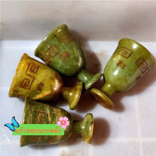 โหลดรูปภาพลงในเครื่องมือใช้ดูของ Gallery Antique Carved Jade Wine Cup - Handcrafted Thai Cultural Keepsake
Vintage Jade