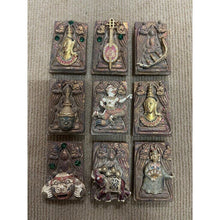 โหลดรูปภาพลงในเครื่องมือใช้ดูของ Gallery Thai Amulet Somdej Style With Gemstones - Random Selection Available
Thai Amul