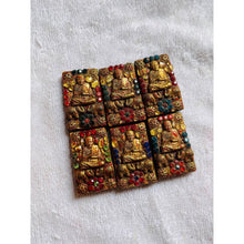 โหลดรูปภาพลงในเครื่องมือใช้ดูของ Gallery Thai Amulet Somdej Style Glass With Gemstones Wat Phra Kaew Cultural Keepsake
