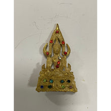 โหลดรูปภาพลงในเครื่องมือใช้ดูของ Gallery Thai Amulet of Phra Buddha Chinnarat in Brass Metal - Cultural Keepsake 
Brass
