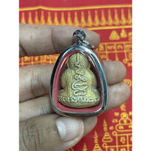 โหลดรูปภาพลงในเครื่องมือใช้ดูของ Gallery Thai Amulet Buddhist Monk From Wat Ban Jan, Yellow Powder Material
