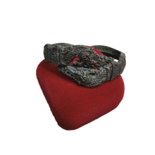 โหลดรูปภาพลงในเครื่องมือใช้ดูของ Gallery Adjustable Brass Naga Bracelet - Thai Buddhist Collectible Amulet
