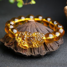 โหลดรูปภาพลงในเครื่องมือใช้ดูของ Gallery Chinese Charm Feng Shui Pi Yao Bracelet, 12mm Beaded Jewelry, Cultural Keepsake
