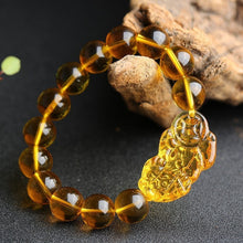 โหลดรูปภาพลงในเครื่องมือใช้ดูของ Gallery Chinese Charm Feng Shui Pi Yao Bracelet, 12Mm Beaded Jewelry, Cultural Keepsake
