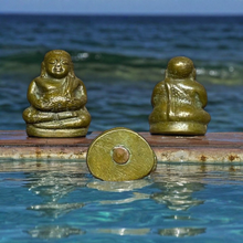 โหลดรูปภาพลงในเครื่องมือใช้ดูของ Gallery Thai Amulet With Plump Buddha Figure, Cultural Keepsake, Wat Ceremony Edition
