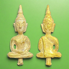 โหลดรูปภาพลงในเครื่องมือใช้ดูของ Gallery Thai Amulet With Gold Plating Buddhist Monk For Collectors Am Sacred Temple
