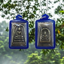 โหลดรูปภาพลงในเครื่องมือใช้ดูของ Gallery Thai Amulet Buddhist Monk Wat Rakhang Collectible Piece Somdej Sty Sacred Temple
