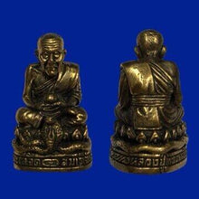 โหลดรูปภาพลงในเครื่องมือใช้ดูของ Gallery Thai Amulet Inspired by Luang Pu Toad, Bronze Metal, 1.5cm x 2.8cm, Wat Ceremony
