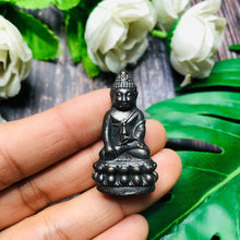 โหลดรูปภาพลงในเครื่องมือใช้ดูของ Gallery Thai Amulet Pavarot Black Metal, Wat Ceremony Edition, Buddhist Collectible

