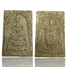 โหลดรูปภาพลงในเครื่องมือใช้ดูของ Gallery Thai Amulet Somdej Style with Gold Leaf Powder - Cultural Keepsake 
Thai Amulet
