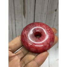 โหลดรูปภาพลงในเครื่องมือใช้ดูของ Gallery Carved Jade Donut Amulet Coin - Thai Buddhist Collectible Amulet 
Thai Amulet C
