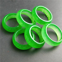 โหลดรูปภาพลงในเครื่องมือใช้ดูของ Gallery Jade Ring - Thai Buddhist Collectible Amulet - Cultural Keepsake 
Jade Ring - W
