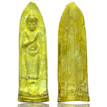 โหลดรูปภาพลงในเครื่องมือใช้ดูของ Gallery Thai Amulet of Standing Buddha with Blessing, Wat Sawanakhol, Gold Finish
