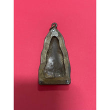 โหลดรูปภาพลงในเครื่องมือใช้ดูของ Gallery Old Lopburi Metal Thai Amulet In Antique Frame, Cultural Keepsake
