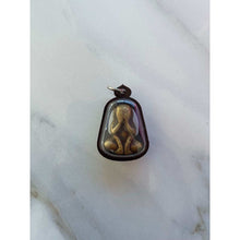 โหลดรูปภาพลงในเครื่องมือใช้ดูของ Gallery Thai Amulet Monk Nakh, Antique Brass, Wat Huay Jarak, Full Yantra
