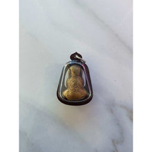 โหลดรูปภาพลงในเครื่องมือใช้ดูของ Gallery Thai Amulet Monk Nakh, Antique Brass, Wat Huay Jarak, Full Yantra
