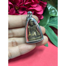 โหลดรูปภาพลงในเครื่องมือใช้ดูของ Gallery Thai Amulet Buddhist Monk With Stainless Steel Frame 
Thai Amulet C
