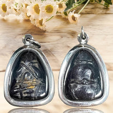โหลดรูปภาพลงในเครื่องมือใช้ดูของ Gallery Thai Amulet Monk, Wat Saphan Sung, Stainless Steel Frame, Cultural K
