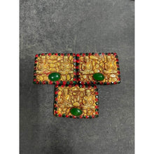 โหลดรูปภาพลงในเครื่องมือใช้ดูของ Gallery Thai Amulet Somdej Style Twin From Wat Wang Na With Gemstone Accents 
Thai Amul
