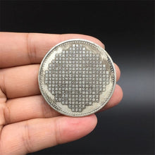 โหลดรูปภาพลงในเครื่องมือใช้ดูของ Gallery Ancient Thai Amulet Coin Collection Guanyin Heart Sutra Statue Cultural Keepsake
