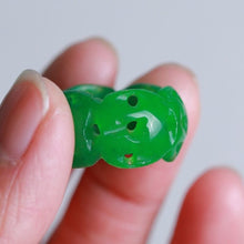 โหลดรูปภาพลงในเครื่องมือใช้ดูของ Gallery Jade Ring Size 7-8, Thai Amulet Inspired Jewelry, Cultural Keepsake 
Authentic
